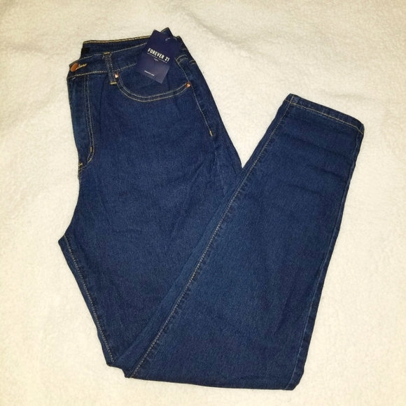 F21 Denim Skinny Jeans - Picture 3 of 4